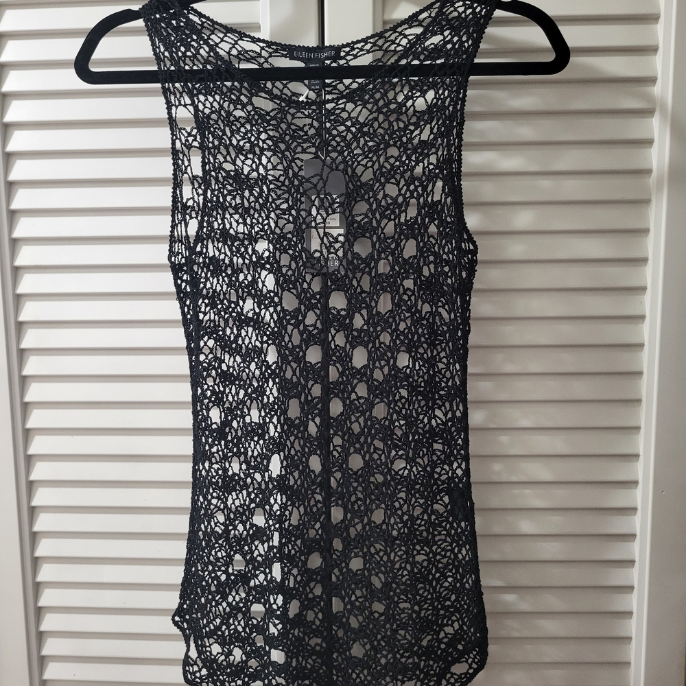 Eileen Fisher Black Tank Top